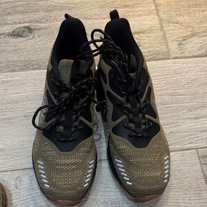 Men's Black and Olive freedom industries hiking shoes